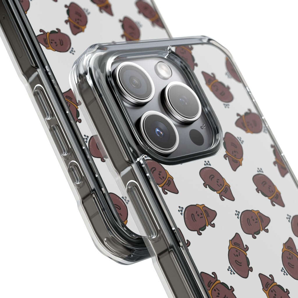 Worried Liver#4 | Magnetic Clear Impact iPhone Case