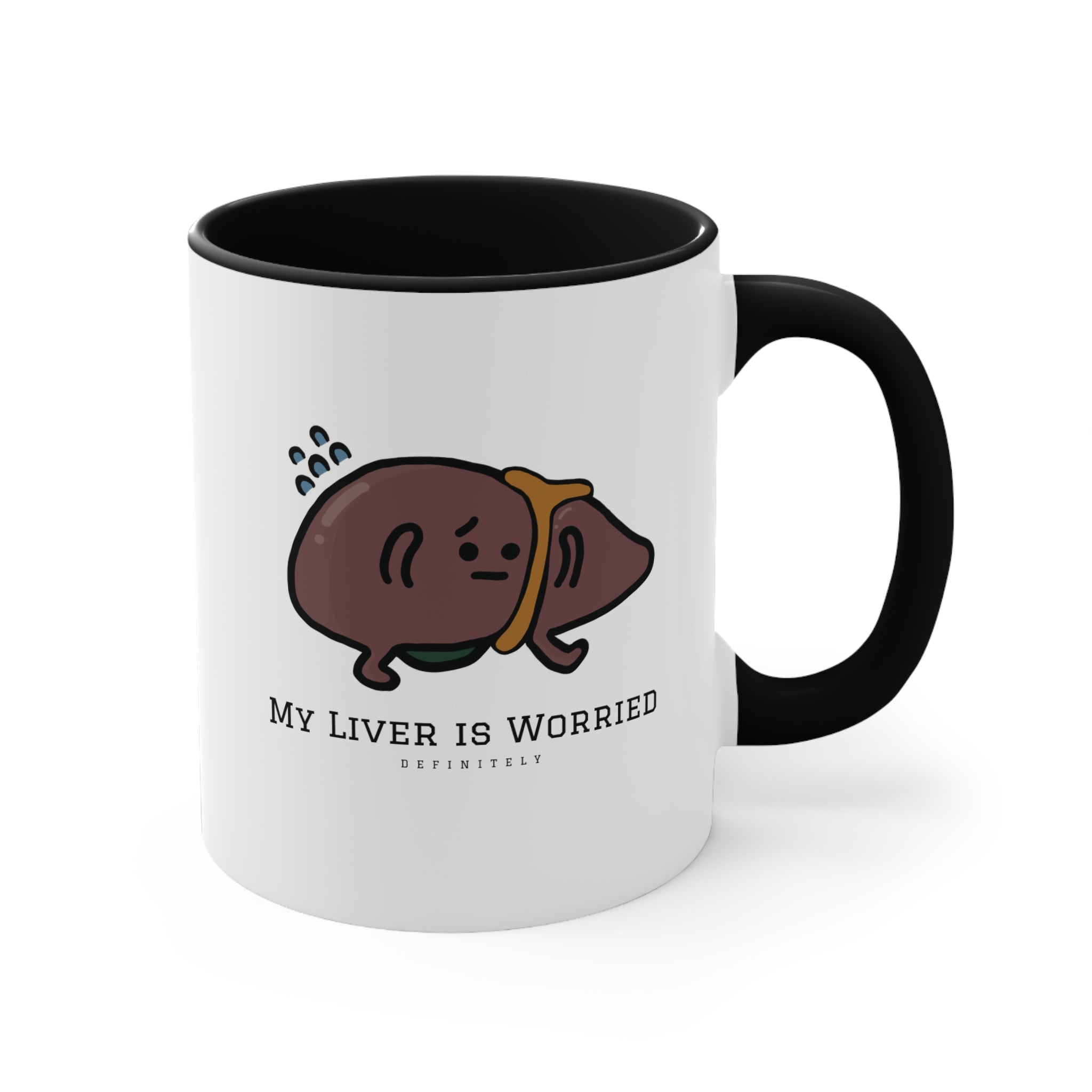 My Liver Is Worried | 11oz Accent Mug